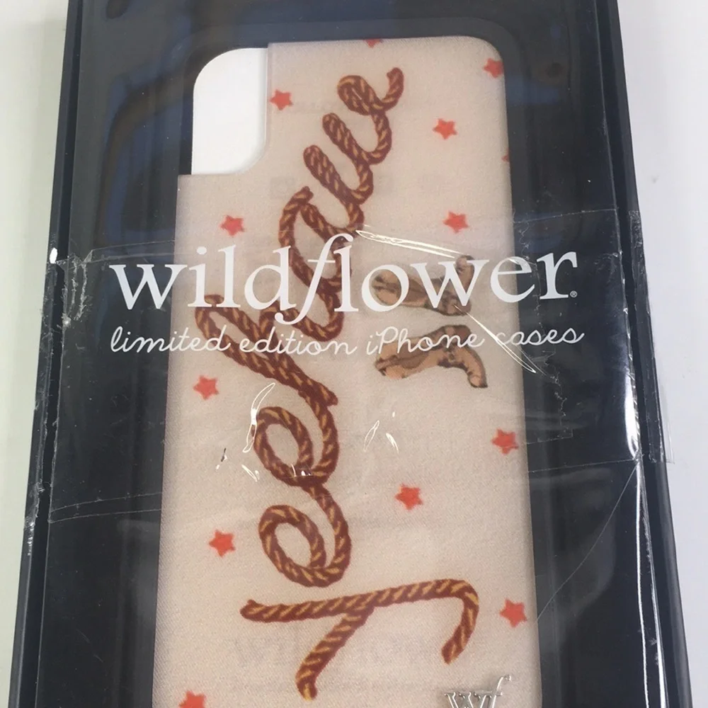New Wildflower iPhone case Xs/X Yeehaw Cowboy Botts Stars
